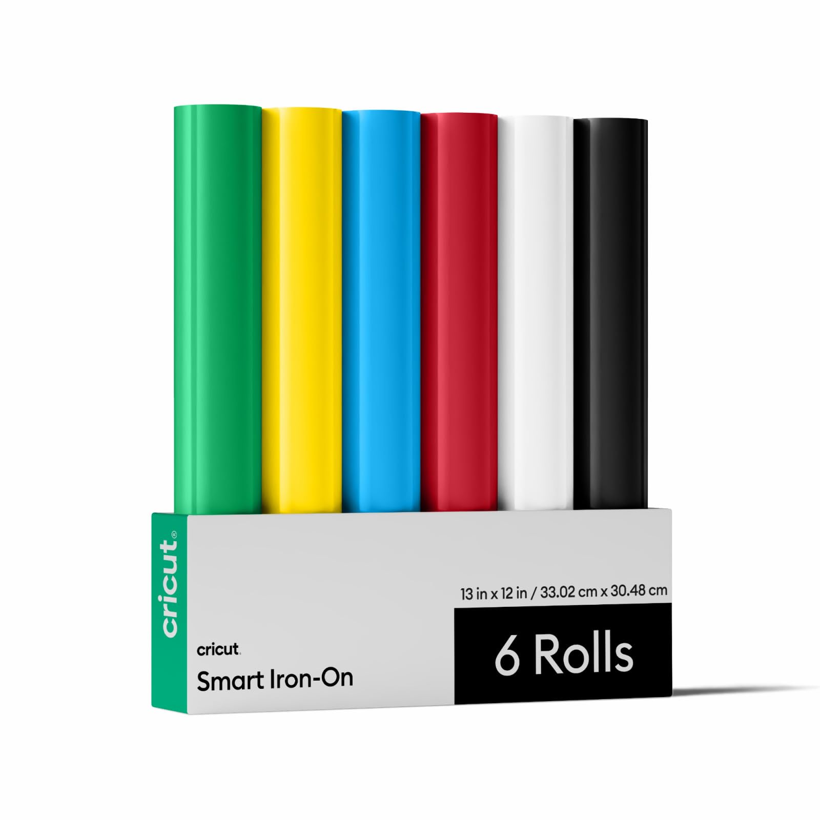 Cricut Smart Iron-On, Sampler Pack (13in x 12in, 6 Sheets) - HTV Heat Transfer Vinyl - Matless Cutting for Long cuts