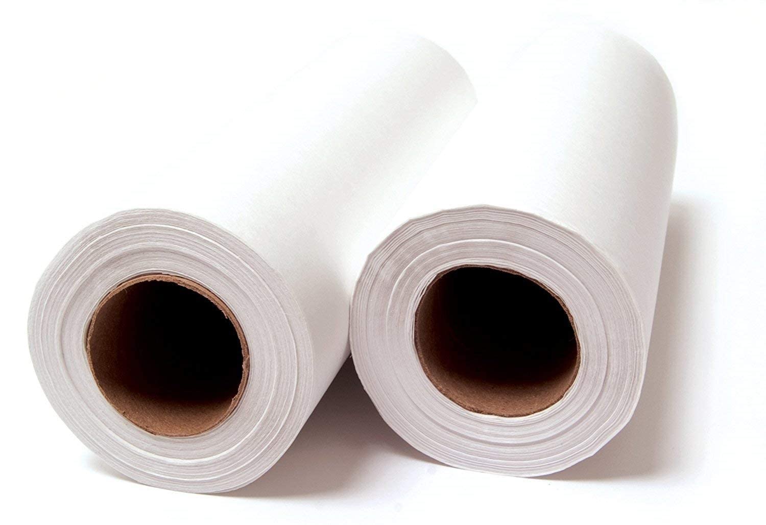TIDI 618 Avalon Single-Use Chiropractic Headrest Paper Roll, White, 8.5” x 125’ (Pack of 25) - Premium Crepe Paper - Hygienic Barrier - for Chiropractic Offices & More - Medical Supplies