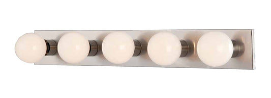 Volume Lighting V1025-33 5-Light Bath Bracket White