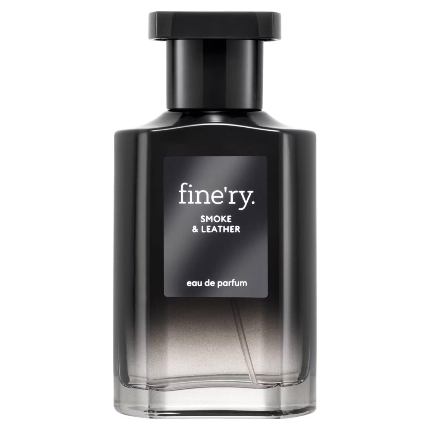 Fine'ry Perfume for Men Smoke & Leather Cologne | Smoky Tobacco, Guaiac Wood, Black Leather Full Size Hair & Body Eau De Parfum Long-Lasting, Clean, Vegan | 2 oz