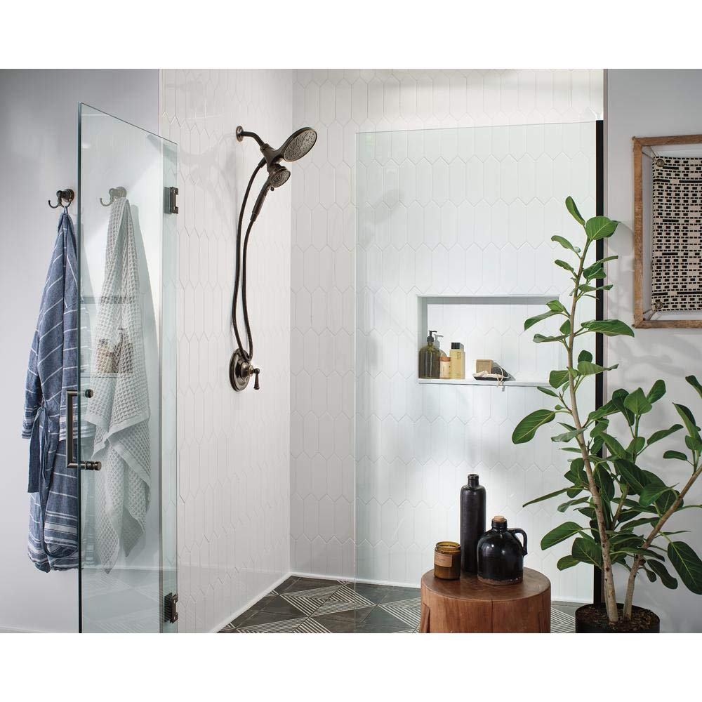 Moen Brecklyn Single Handle 6-Spray Shower Faucet 1.75 GPM in Mediterranean Bronze 82610B