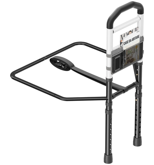 HOMLAND Bed Rail for Elderly Adults - ASTM & SGS Certified 350lbs Support, Tool-Free Setup, Fits Twin to King