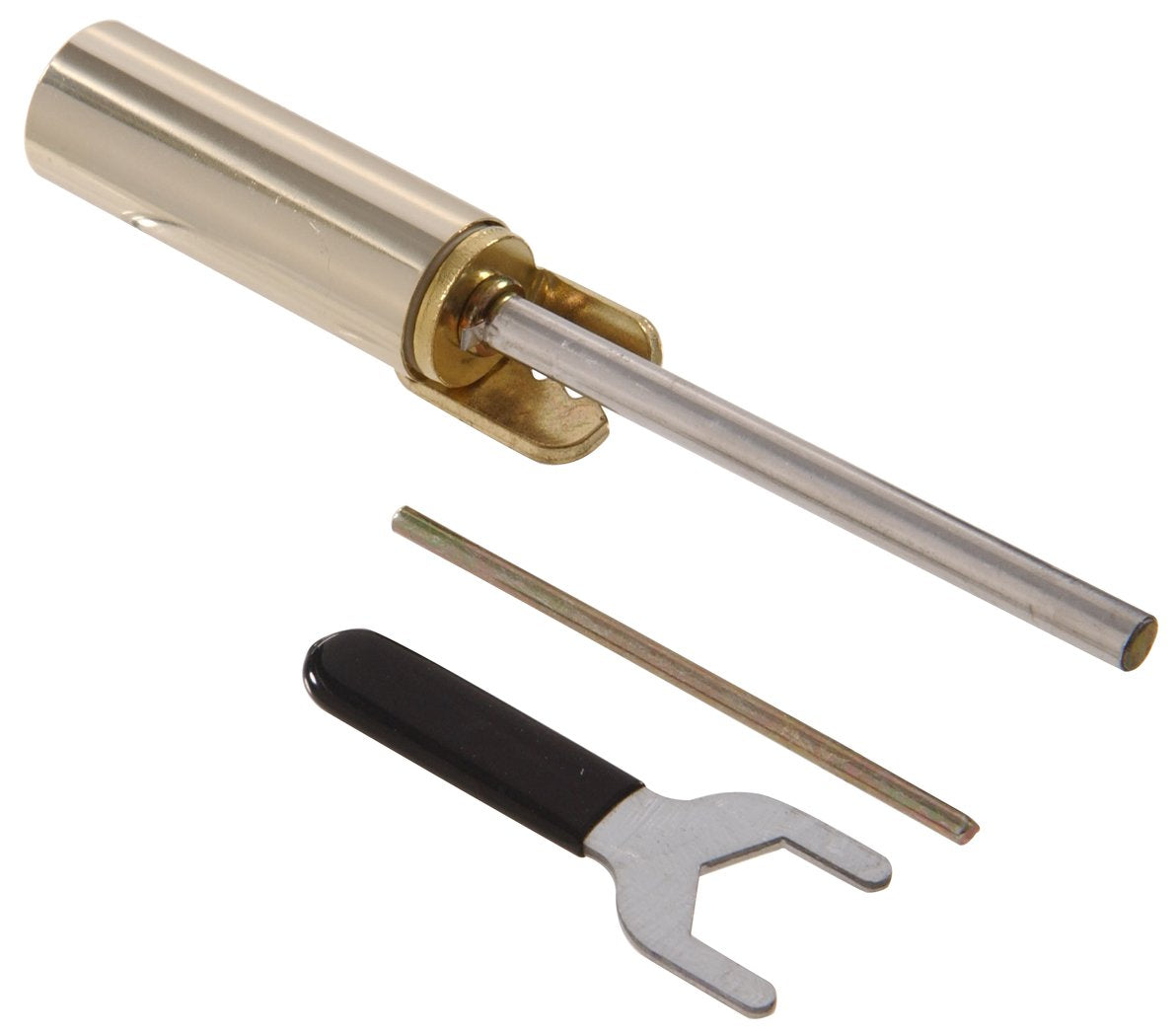 Hardware Essentials 852622 Hardware Essentials Satin Brass Hinge Pin Door Closer, 1 Count (Pack of 1)