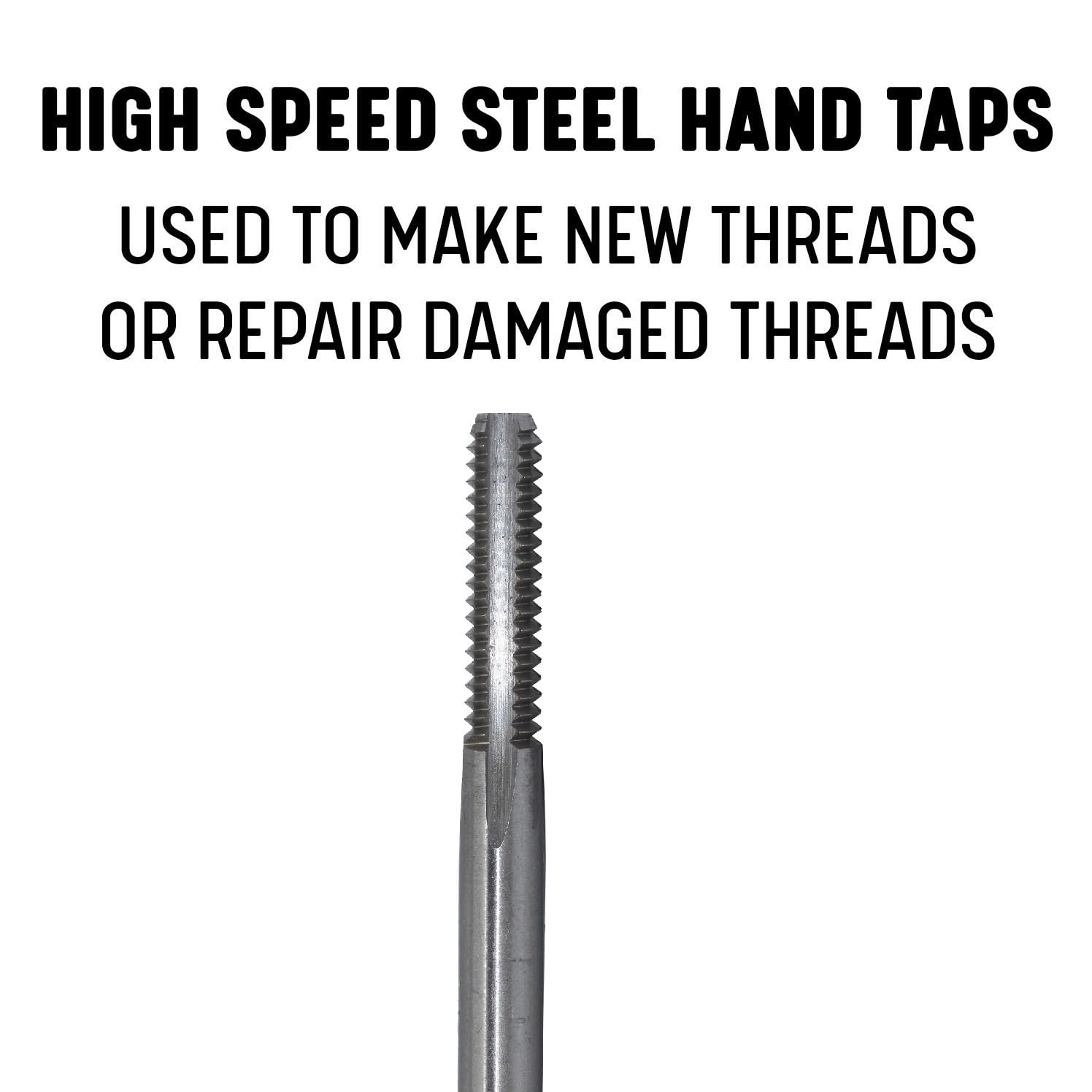 Drill America 1"-14 UNS High Speed Steel Bottoming Tap, (Pack of 1)