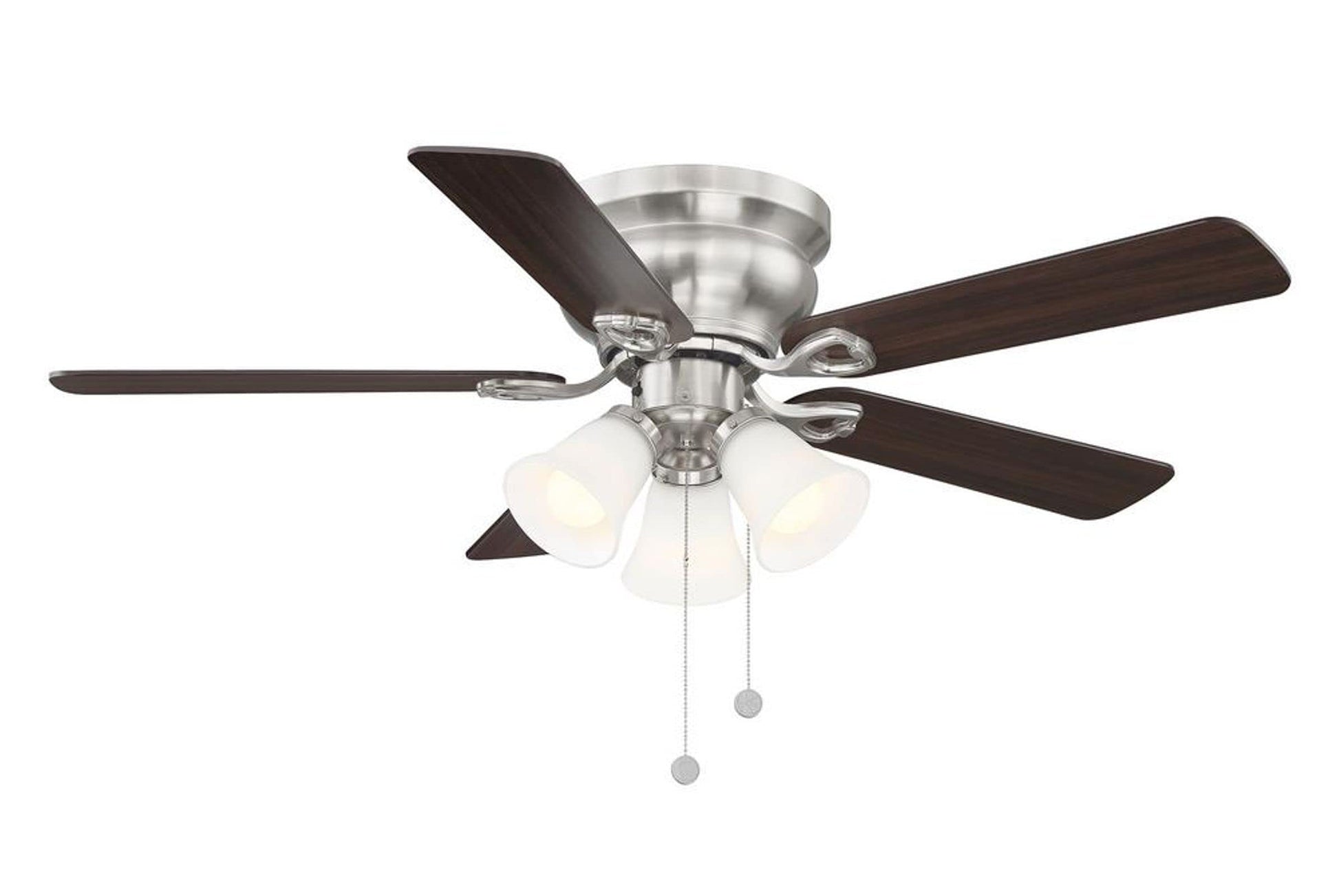PARTS - GLASS SHADE (1) ONLY FOR Clarkston II 44 in. LED Indoor Brushed Nickel Ceiling Fan with Light Kit SW18030 BN
