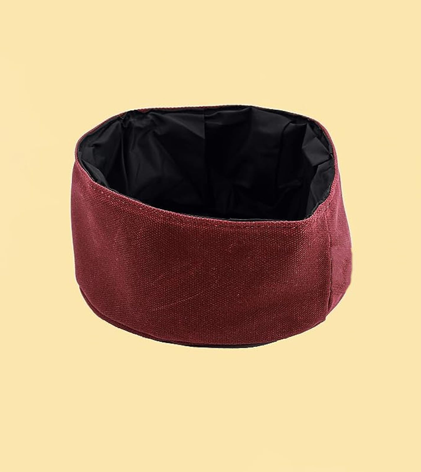 CALDO Collapsible Dog Bowl - Perfect for Food and Water on The Go (Burgundy)