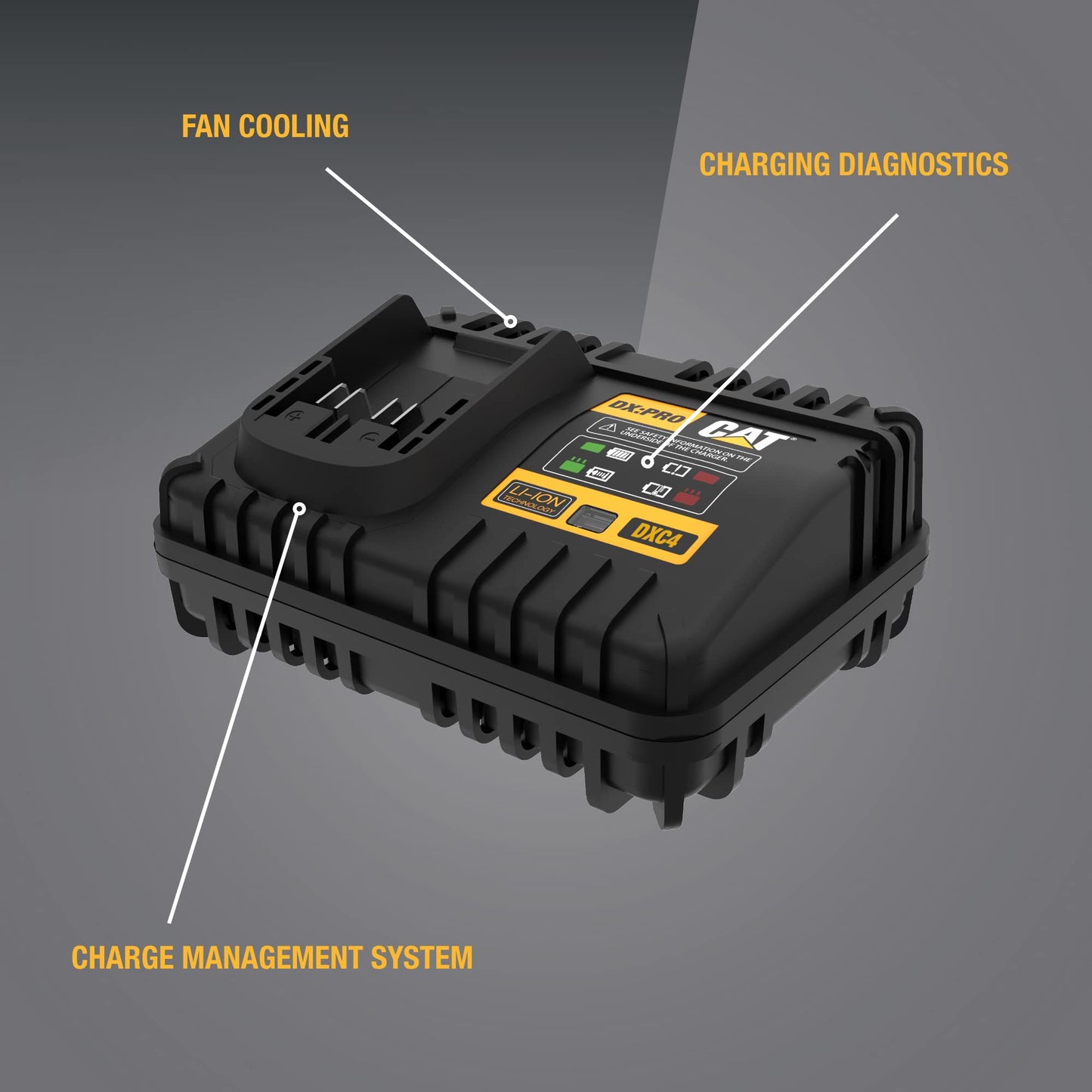 Cat® 18V 1 for All Battery Charger 4-AMP - DXC4