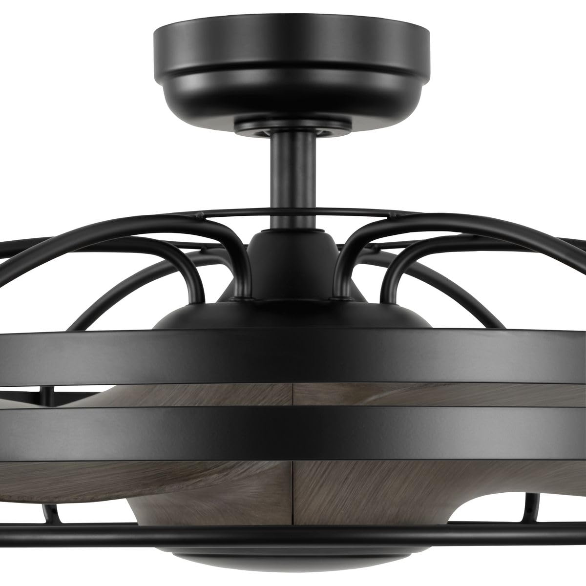 Progress Lighting P250096-31M Bastrop 26" Damp Rated Ceiling Fan, Matte Black