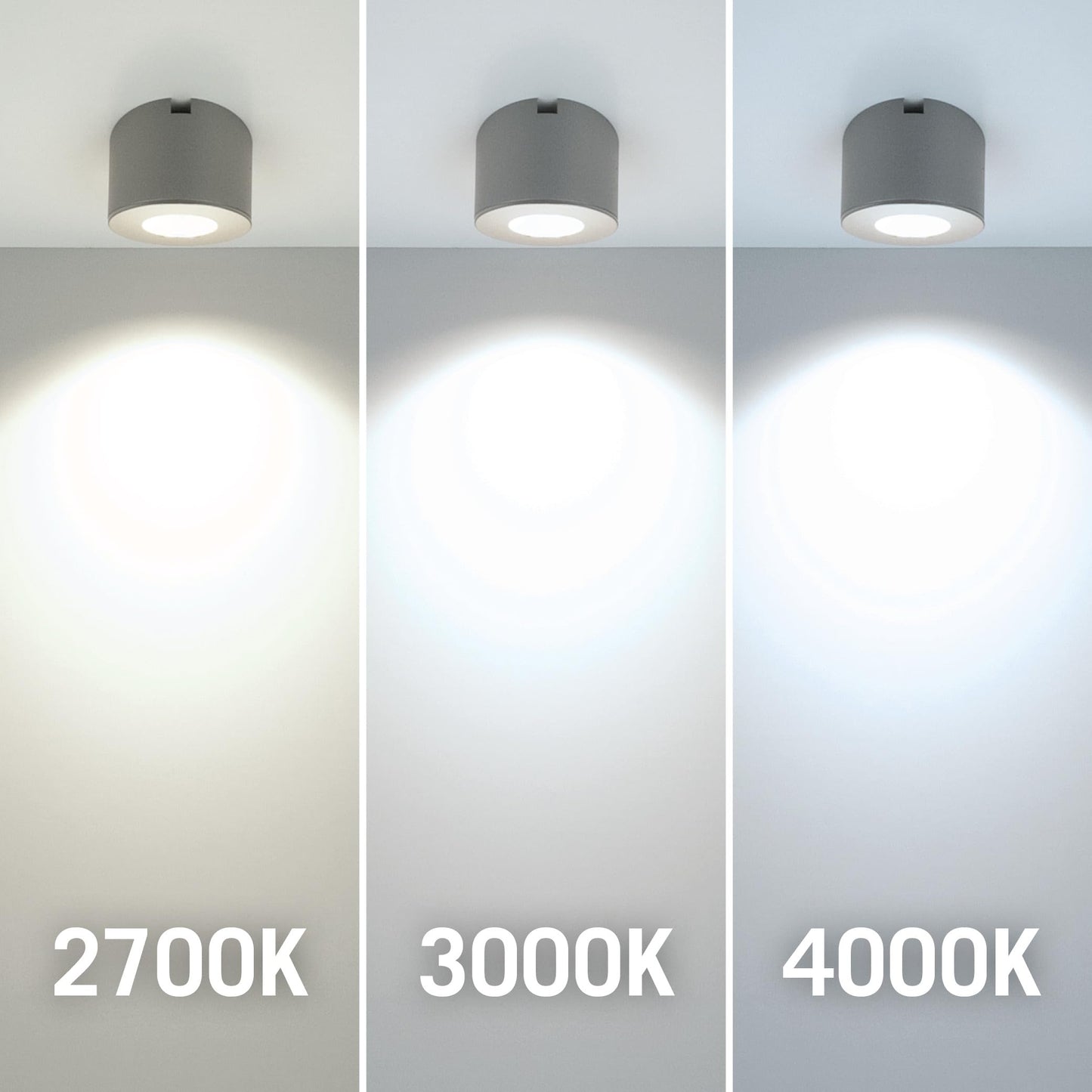 Armacost Lighting PureVue Mini Under Cabinet LED Puck Light, Angled, 4000K 213111