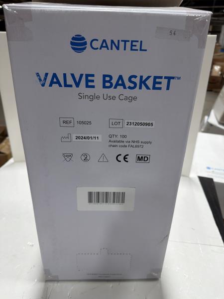Cantel Valve Basket Single Use Cage Bundle