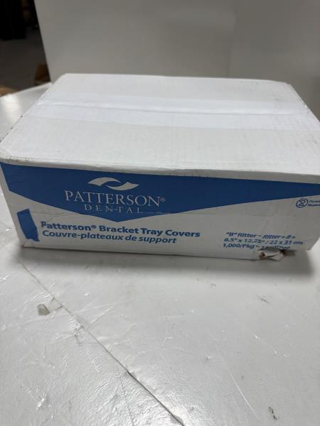 Patterson Dental Bracket Tray Covers 1000 Count