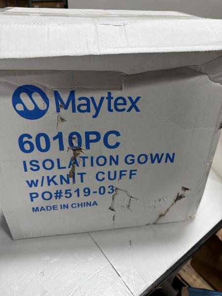 Maytex 6010PC Isolation Gown Pink 50 Count