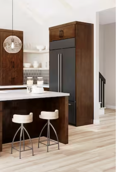 Designer Series Soleste 30 in. W X 12 in. D X 12 in. H Assembled Shaker Wall Bridge Kitchen Cabinet in Spice