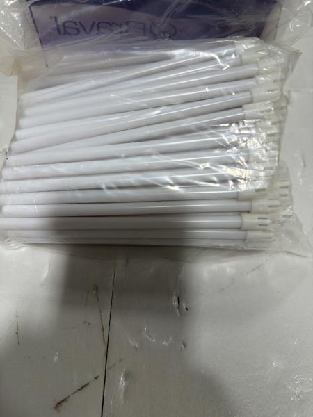 Braval Saliva Ejectors White with White Tip 100ct