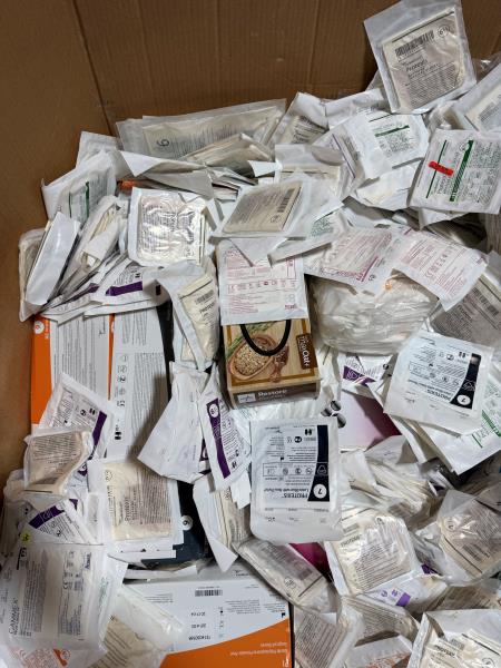 Lot of 500 Assorted Ansell Encore and Protexis Sterile Surgical Gloves