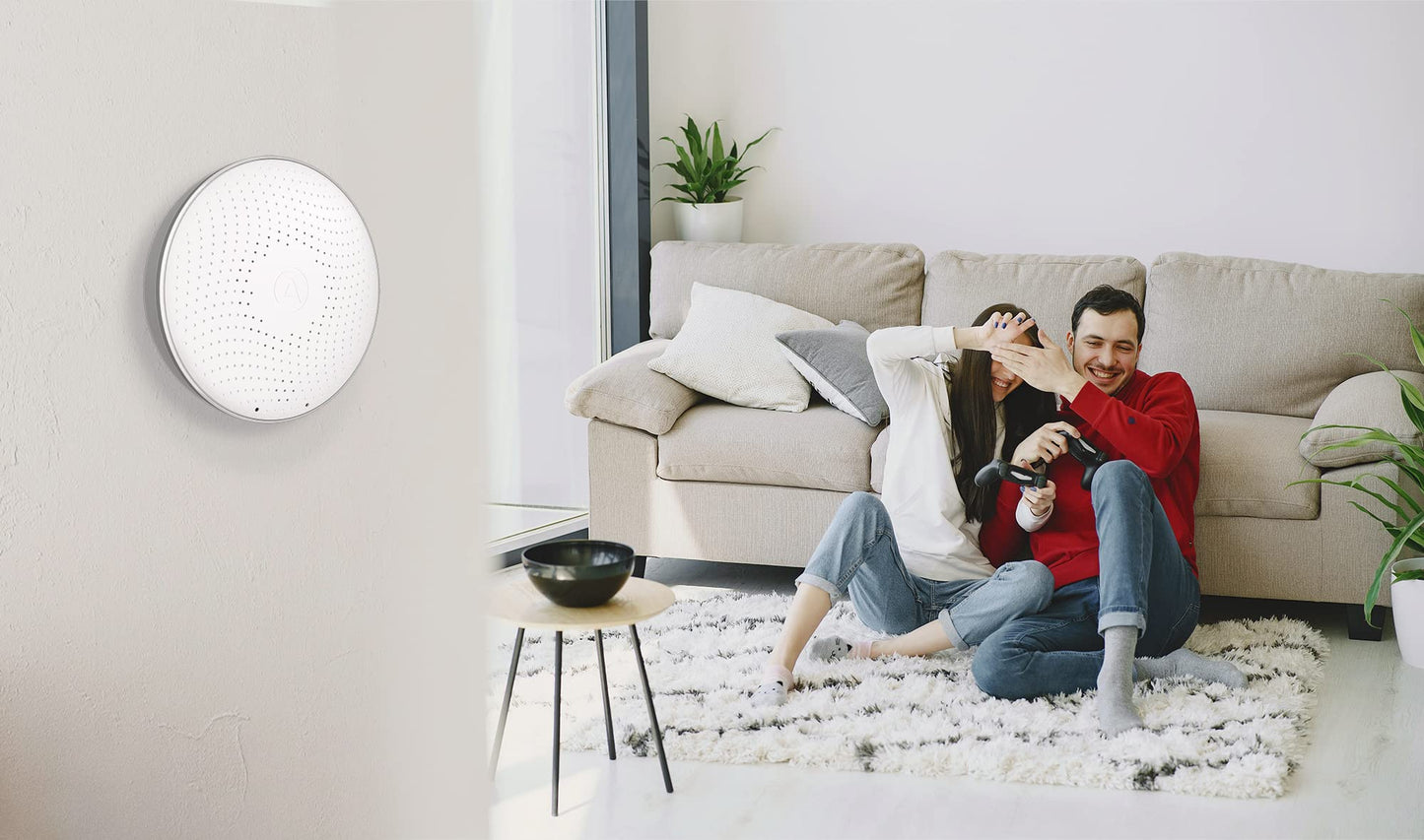Airthings 2950 Wave Radon - Smart Radon Detector with Humidity & Temperature Sensor – Easy-to-Use – Accurate – No Lab Fees – Battery Operated - Free App