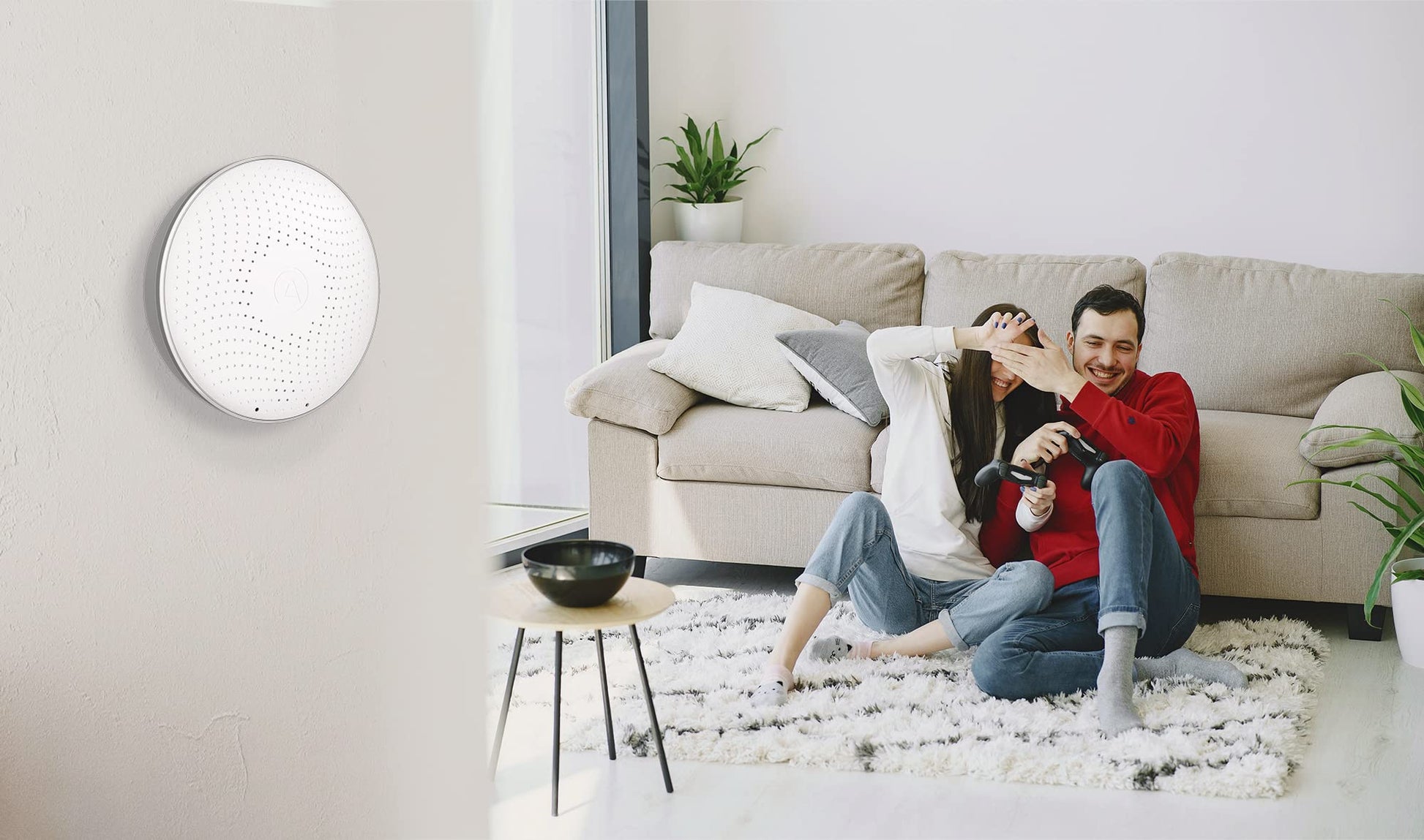 Airthings 2950 Wave Radon - Smart Radon Detector with Humidity & Temperature Sensor – Easy-to-Use – Accurate – No Lab Fees – Battery Operated - Free App