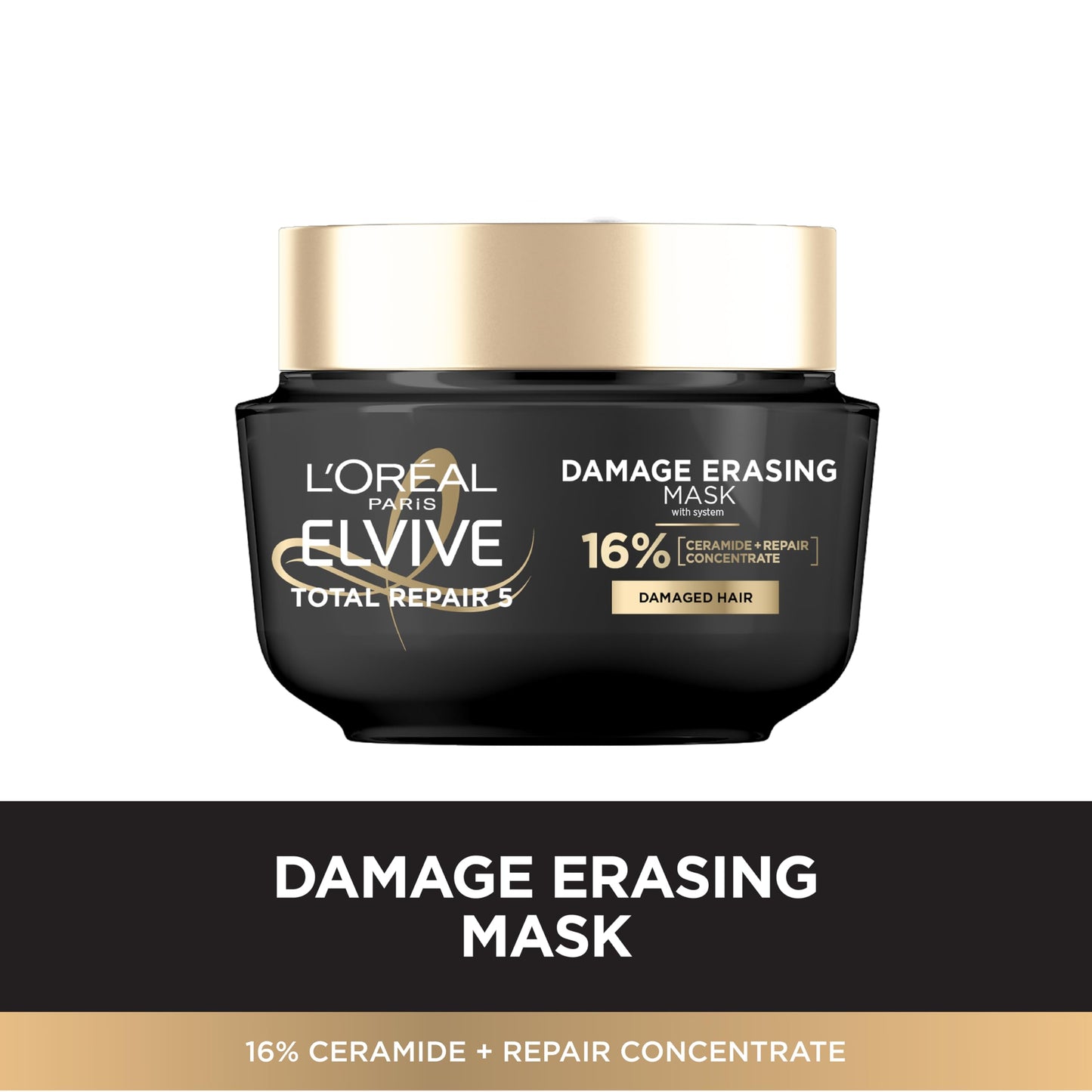 L'Oreal Paris Elvive Total Repair 5 Damage-Erasing Balm Mask, Rinse-Out Hair Treatment, 8.5 fl oz (Packaging May Vary)