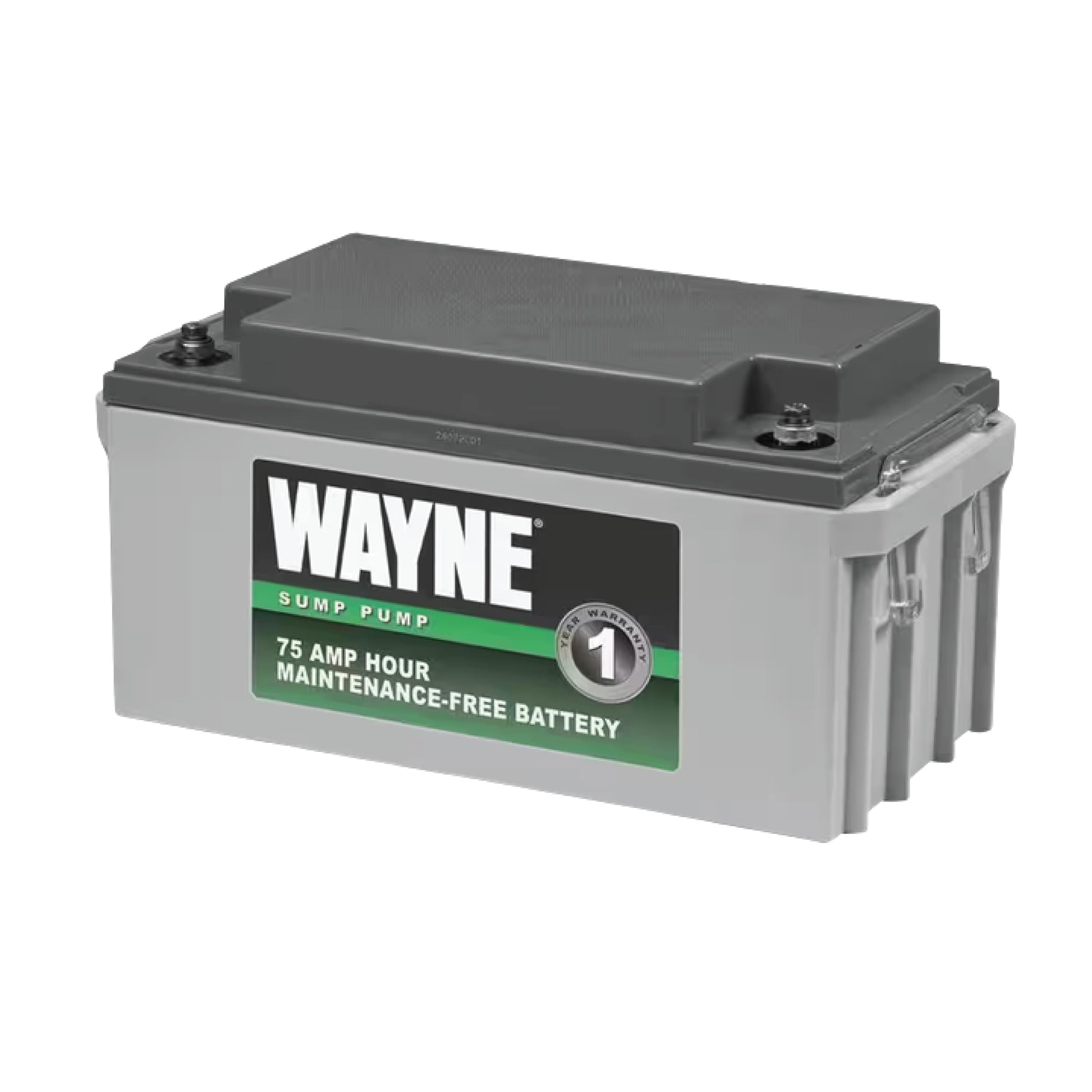 Wayne WSB1275 75Ah Maintenance-Free Battery Recommended ESP25, WSS30VN Basement Guardian