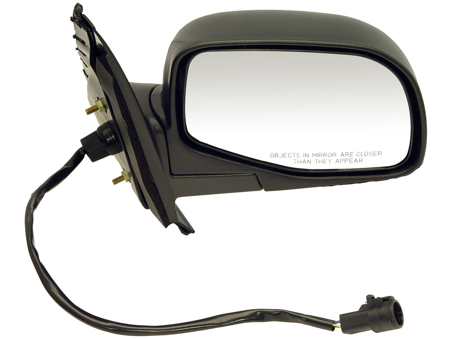 Dorman 955-1196 Passenger Side Power Door Mirror - Folding Compatible with Select Ford / Mercury Models, Black