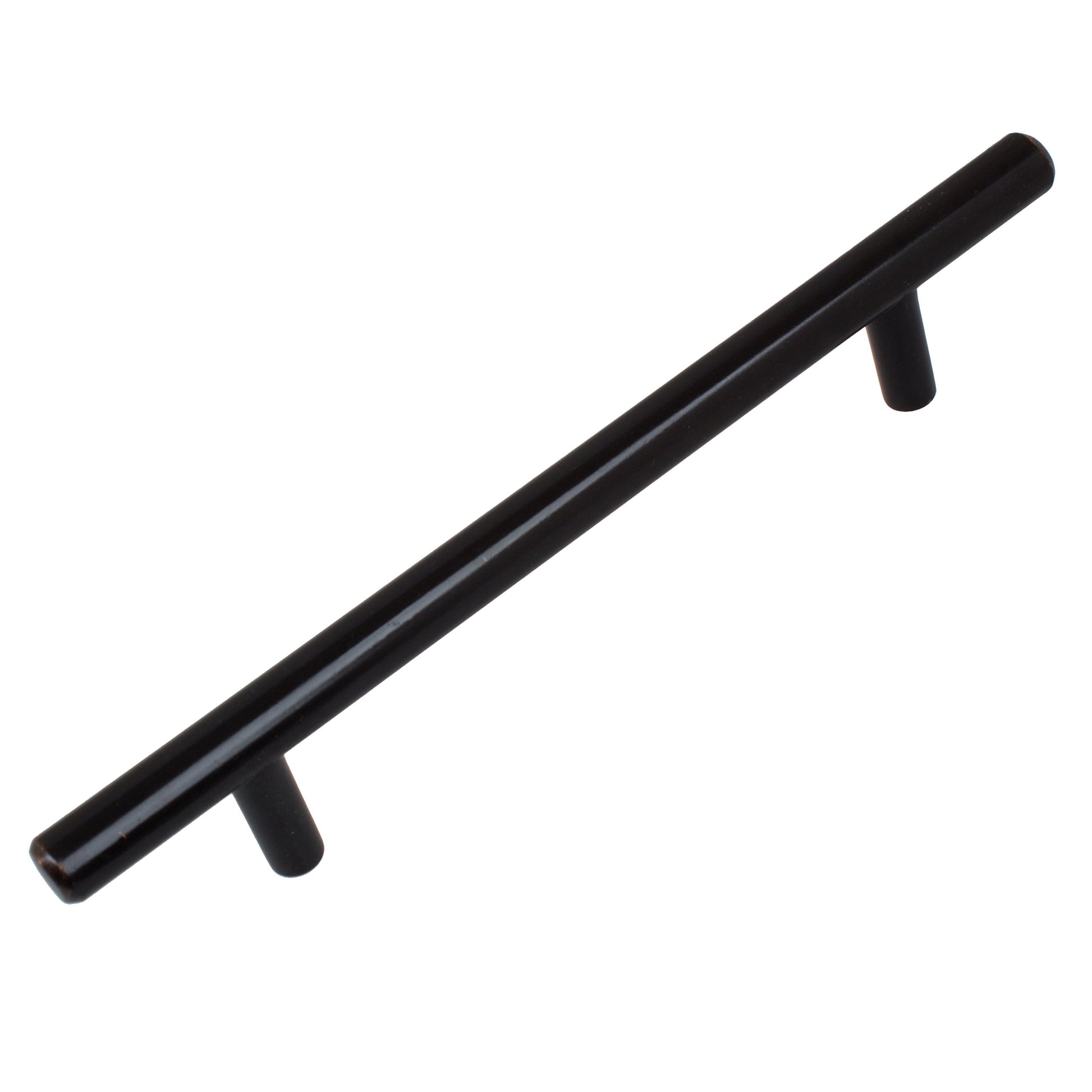 GlideRite Hardware 4074-S-ORB-10 5.125 inch Cc Oil Rubbed Bronze Solid bar Series Cabinet Pull 10 Pack