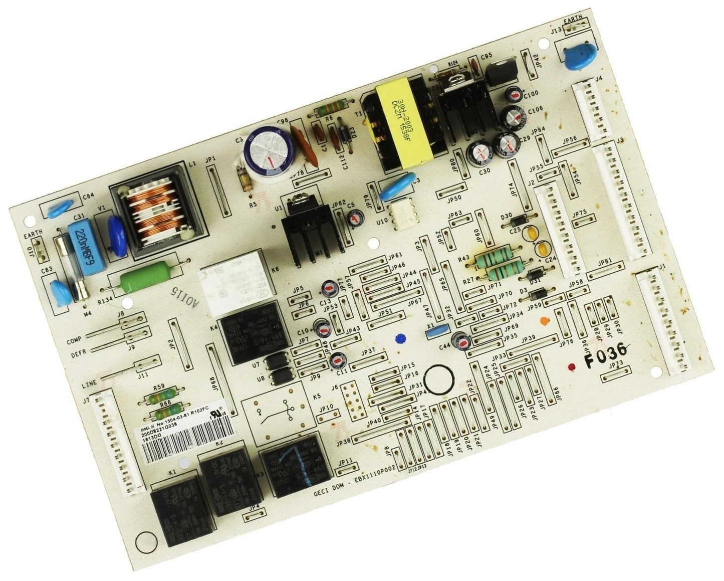 WR55X24347 for GE Refrigerator Main Control Board Assembly 200D6221G036 EBX1110P002