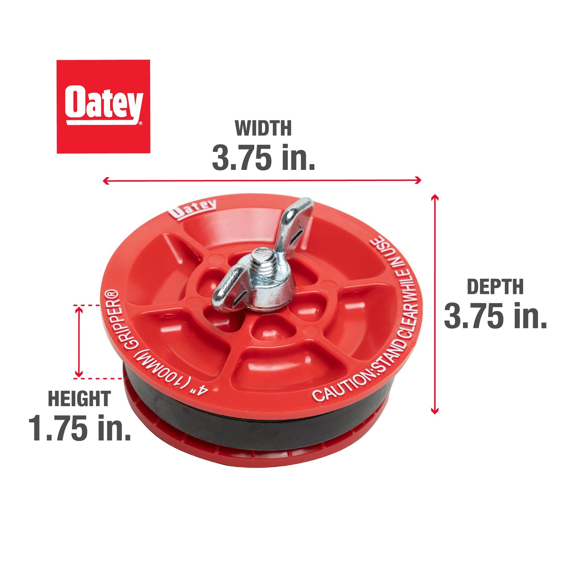 Oatey 4 in. Mechanical End-of-Pipe Gripper Plug - 1 Each