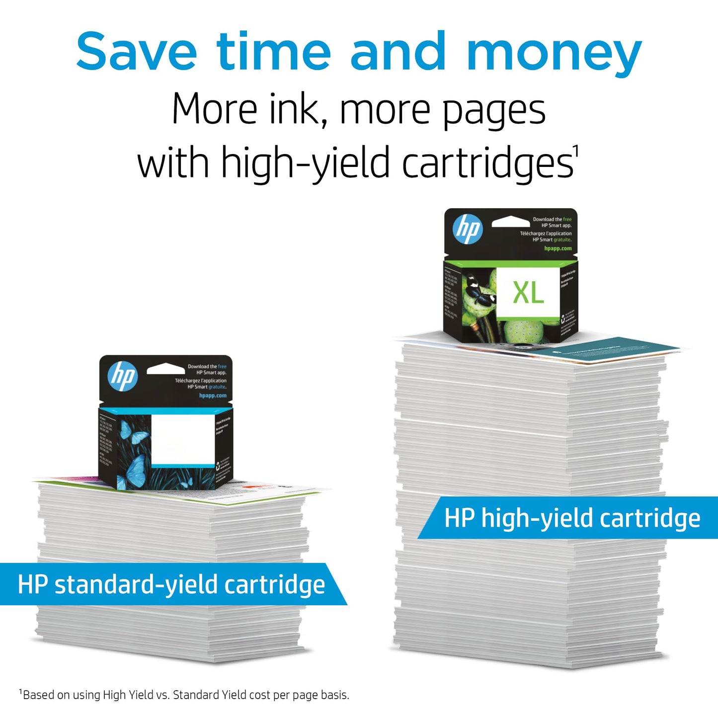 HP 65 Black/Tri-Color Ink Cartridges (2-Pack) | Works with AMP 100, DeskJet 2600, 3700, Envy 5000 | Eligible for Instant Ink | T0A36AN
