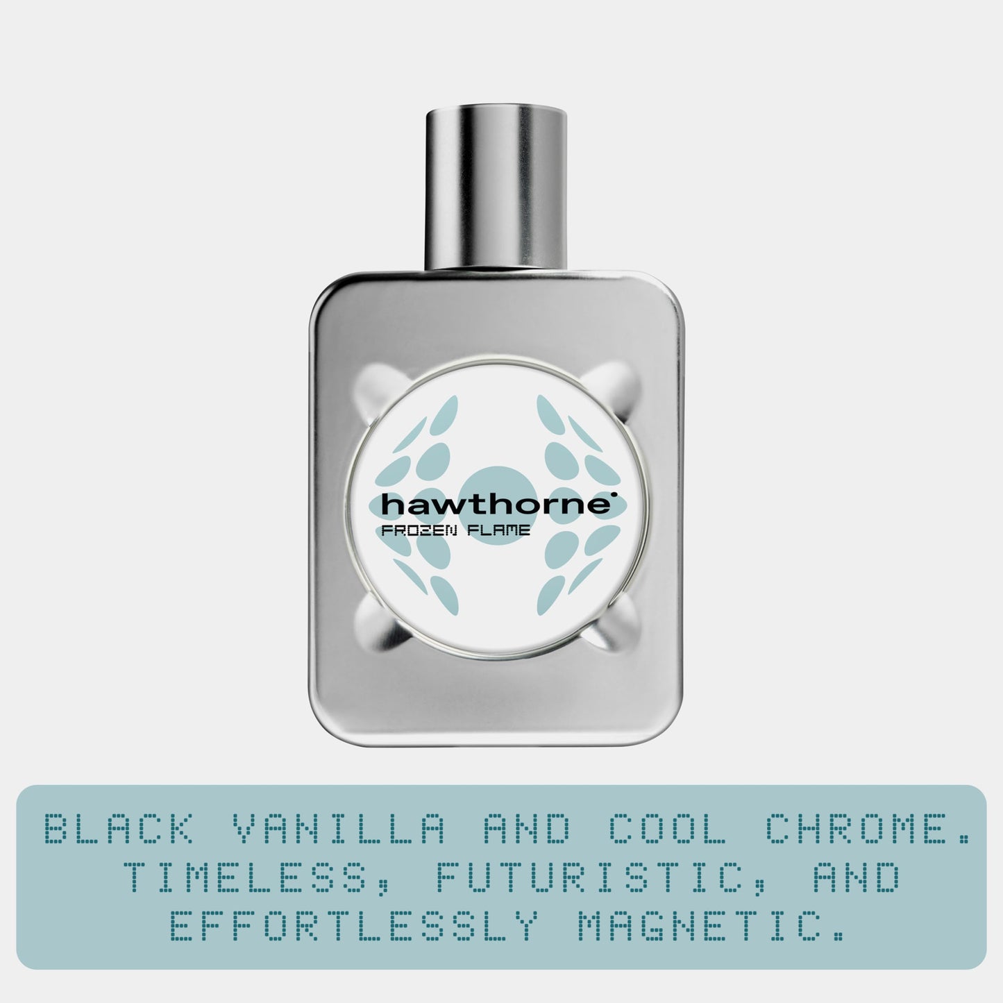 Hawthorne Frozen Flame Mens Cologne. The Rich, Warm Scent of Black Vanilla & Sharp Chrome. Premium Cologne for Men, Long Lasting Mens Fragrance with Parfum Concentration. 50 mL - 1.7 Fl. Oz.