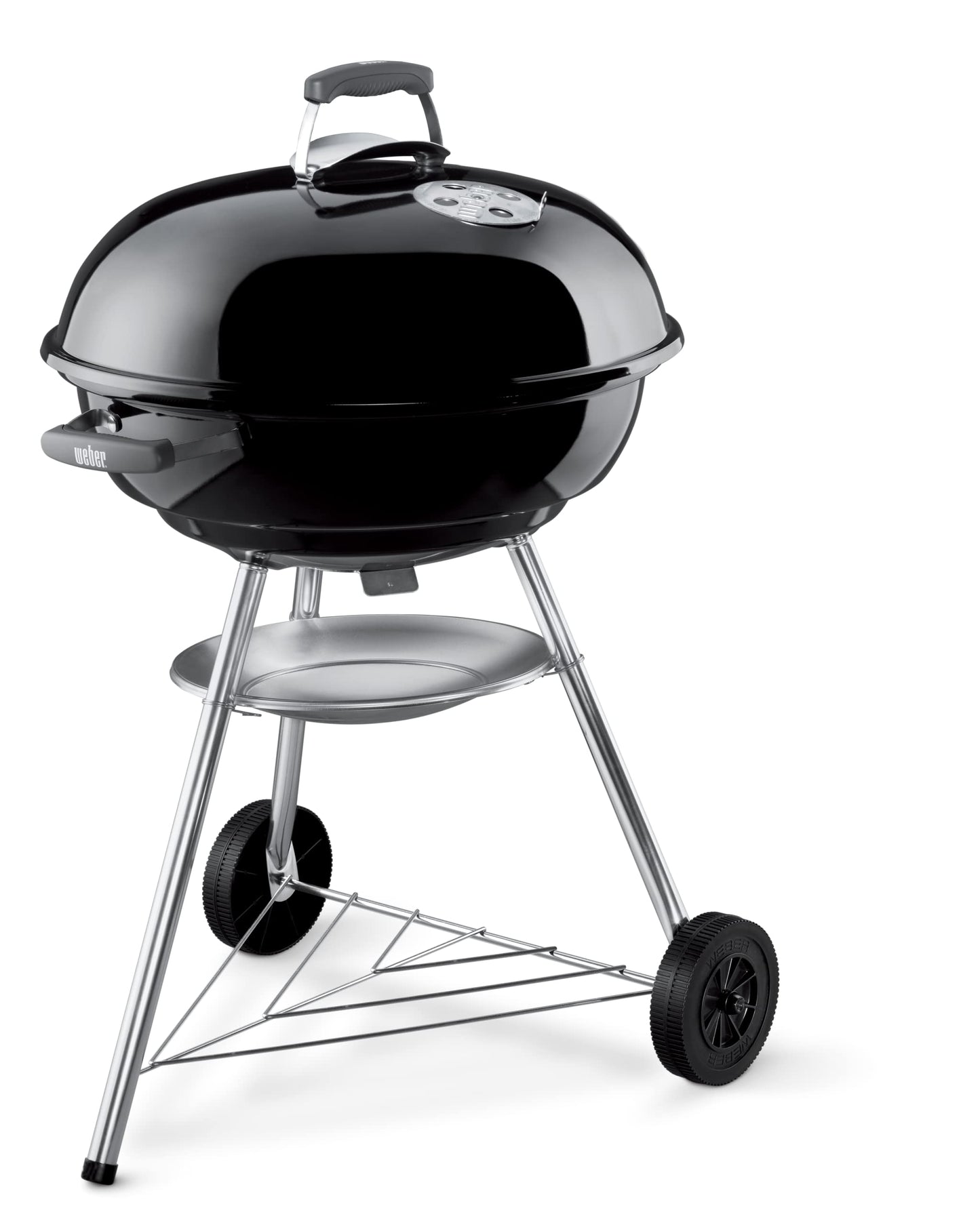 Weber Jumbo Joe Premium Charcoal Grill, 22-Inch, Black – Portable Outdoor BBQ Grill with Durable Plated Steel Grates, Porcelain-Enameled Bowl & Precision Airflow Control