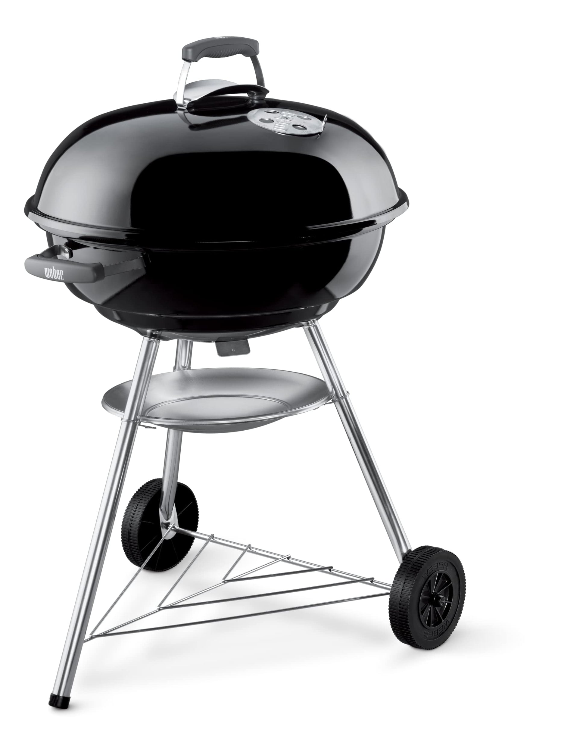 Weber Jumbo Joe Premium Charcoal Grill, 22-Inch, Black – Portable Outdoor BBQ Grill with Durable Plated Steel Grates, Porcelain-Enameled Bowl & Precision Airflow Control