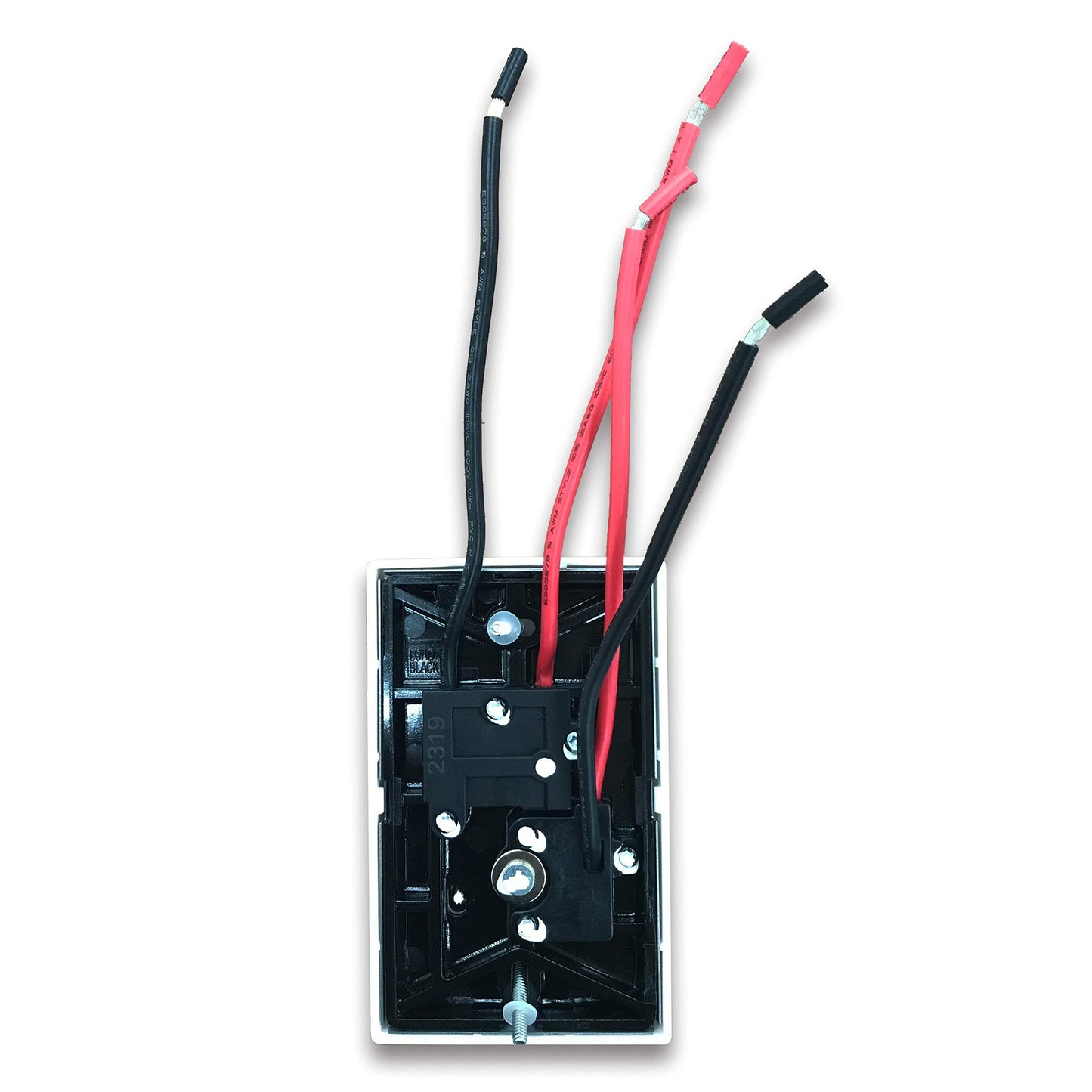 Dr. Infrared Heater DR-001 Wall Thermostat 4 wires single or Double poles 120-277V 3360-7756W, White.