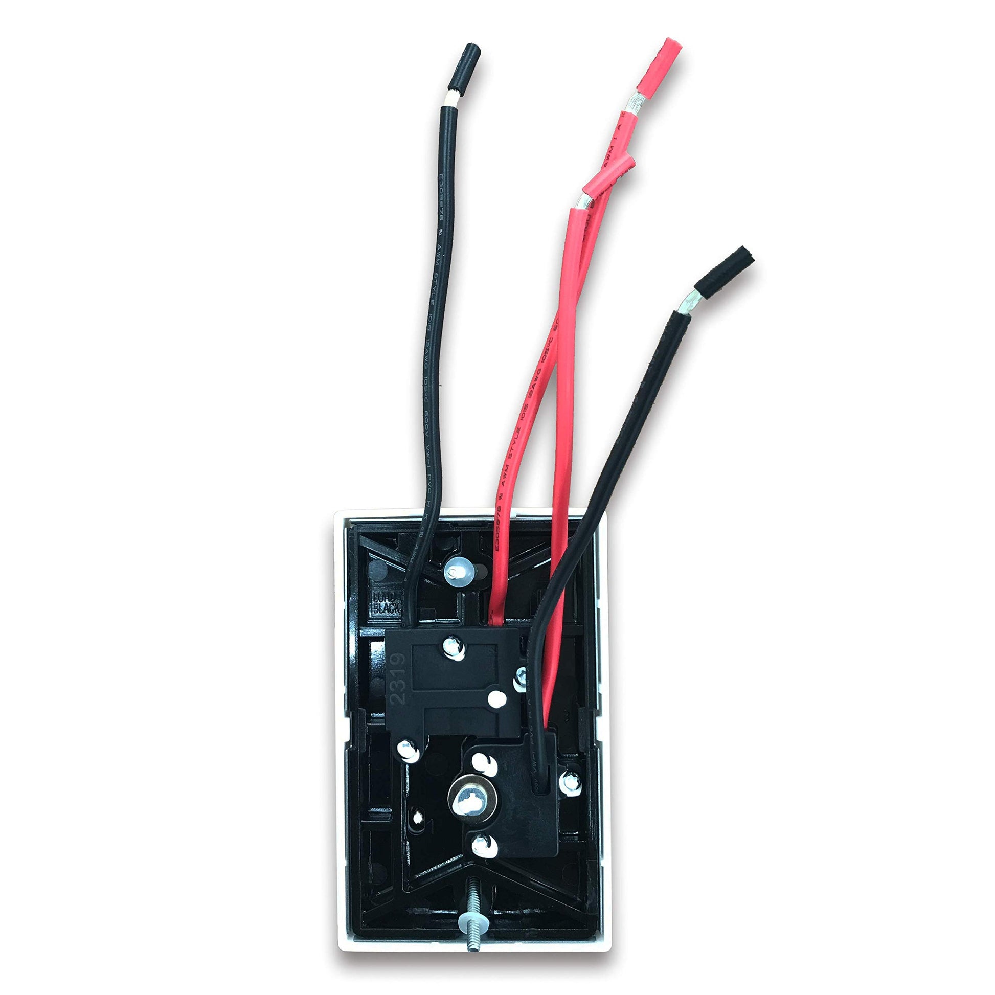 Dr. Infrared Heater DR-001 Wall Thermostat 4 wires single or Double poles 120-277V 3360-7756W, White.
