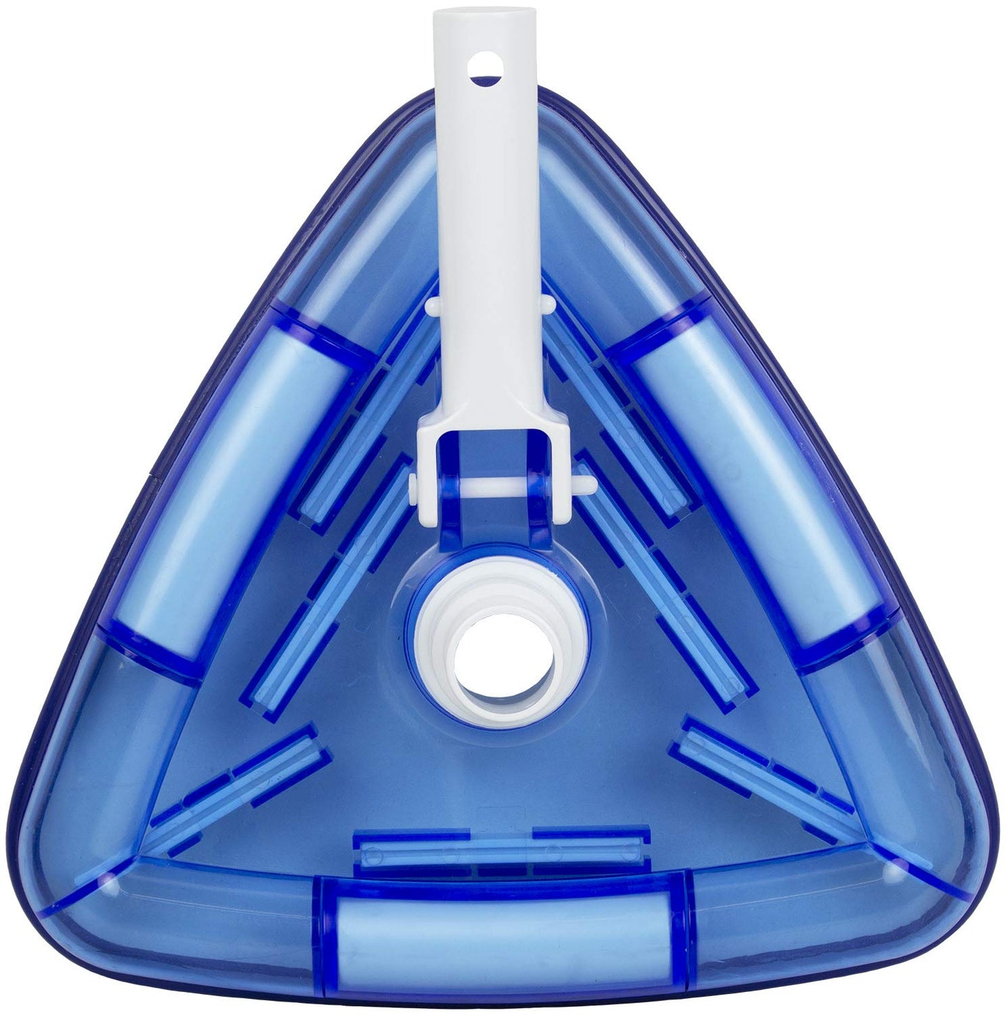 Poolmaster 27514 Clear View Transparent Weighted Triangle Vinyl Liner Swimming Pool Vacuum, Blue