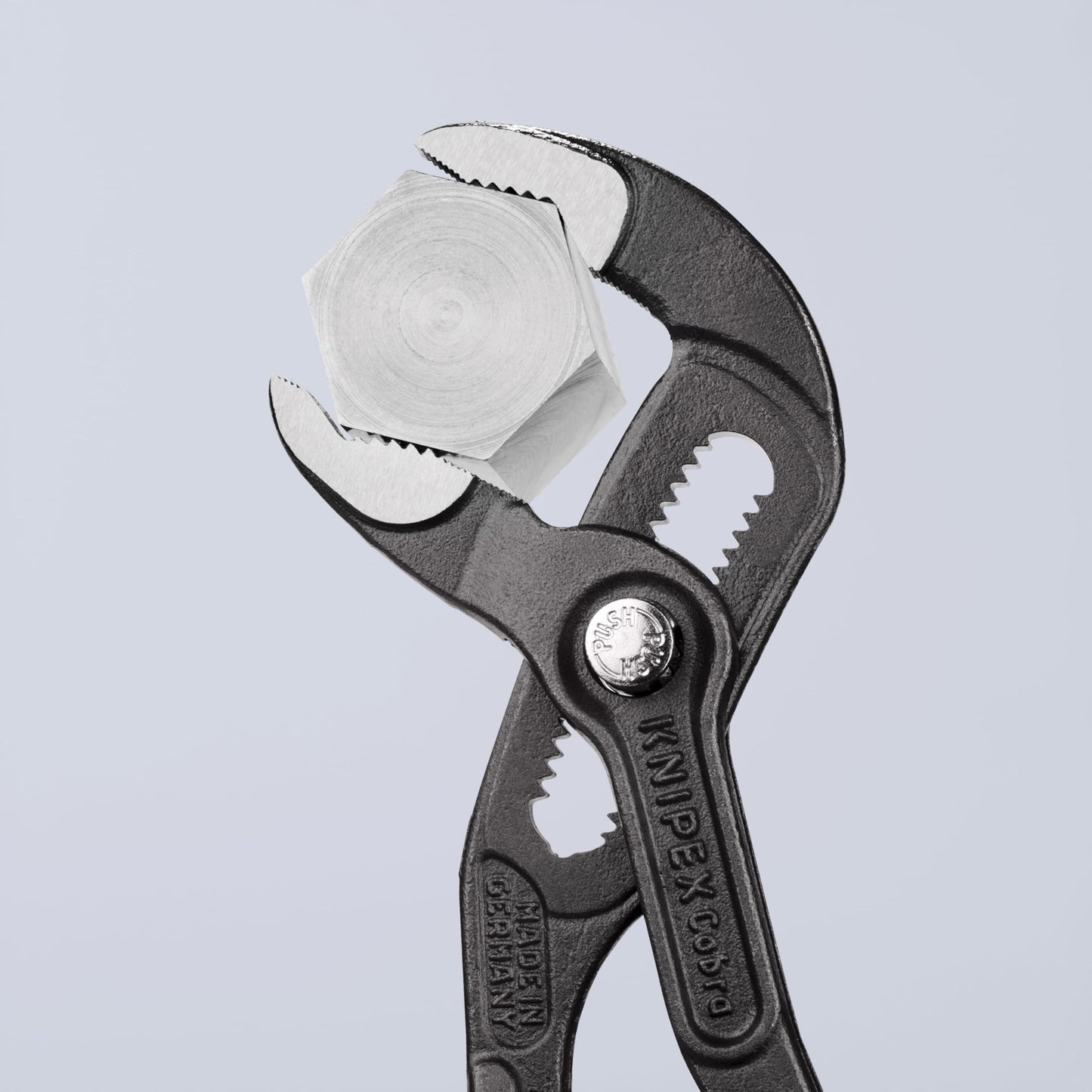 Knipex Tools 87 02 180 T BKA 7" Cobra Pliers, Tether Attachment-Comfort Grip,