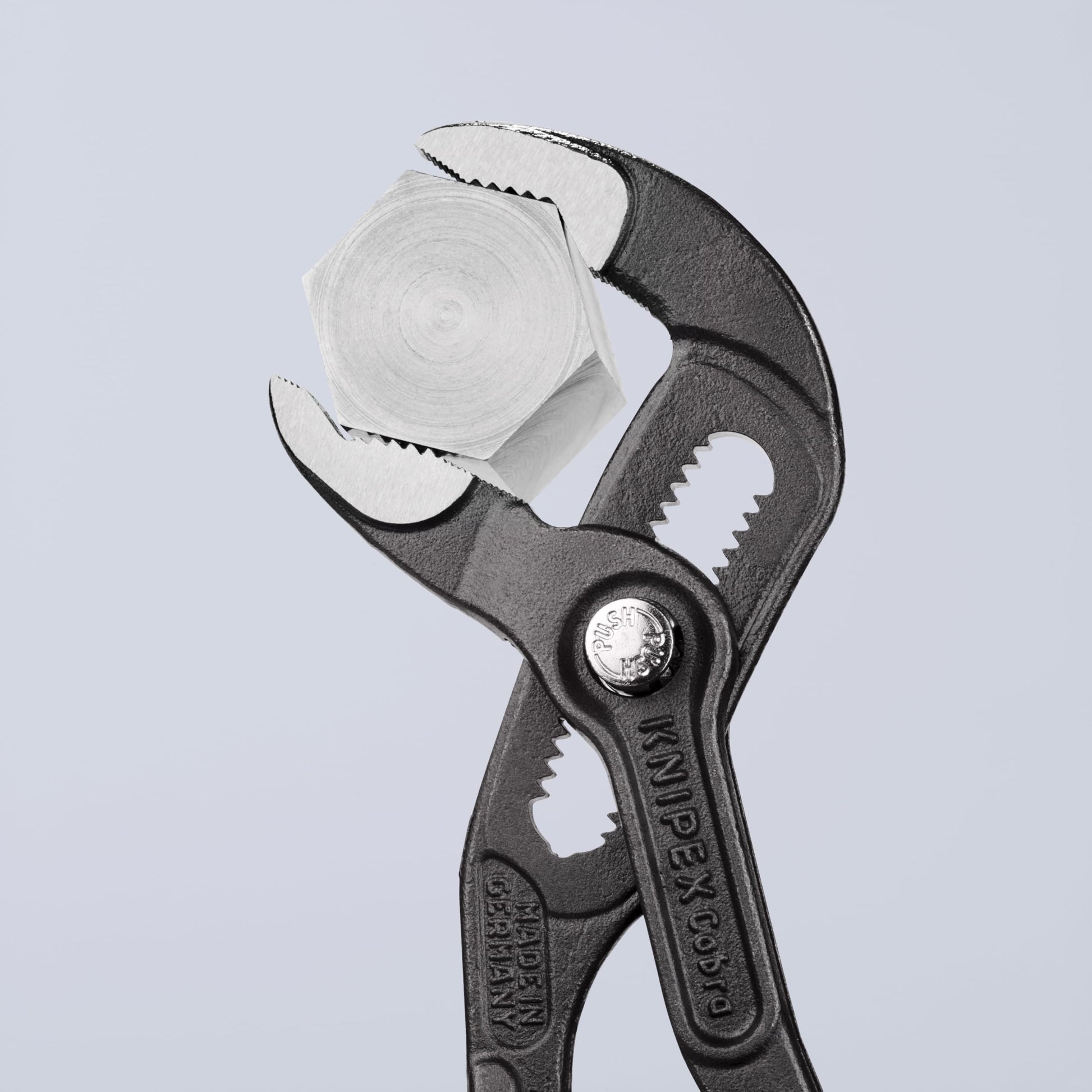 Knipex Tools 87 02 180 T BKA 7" Cobra Pliers, Tether Attachment-Comfort Grip,