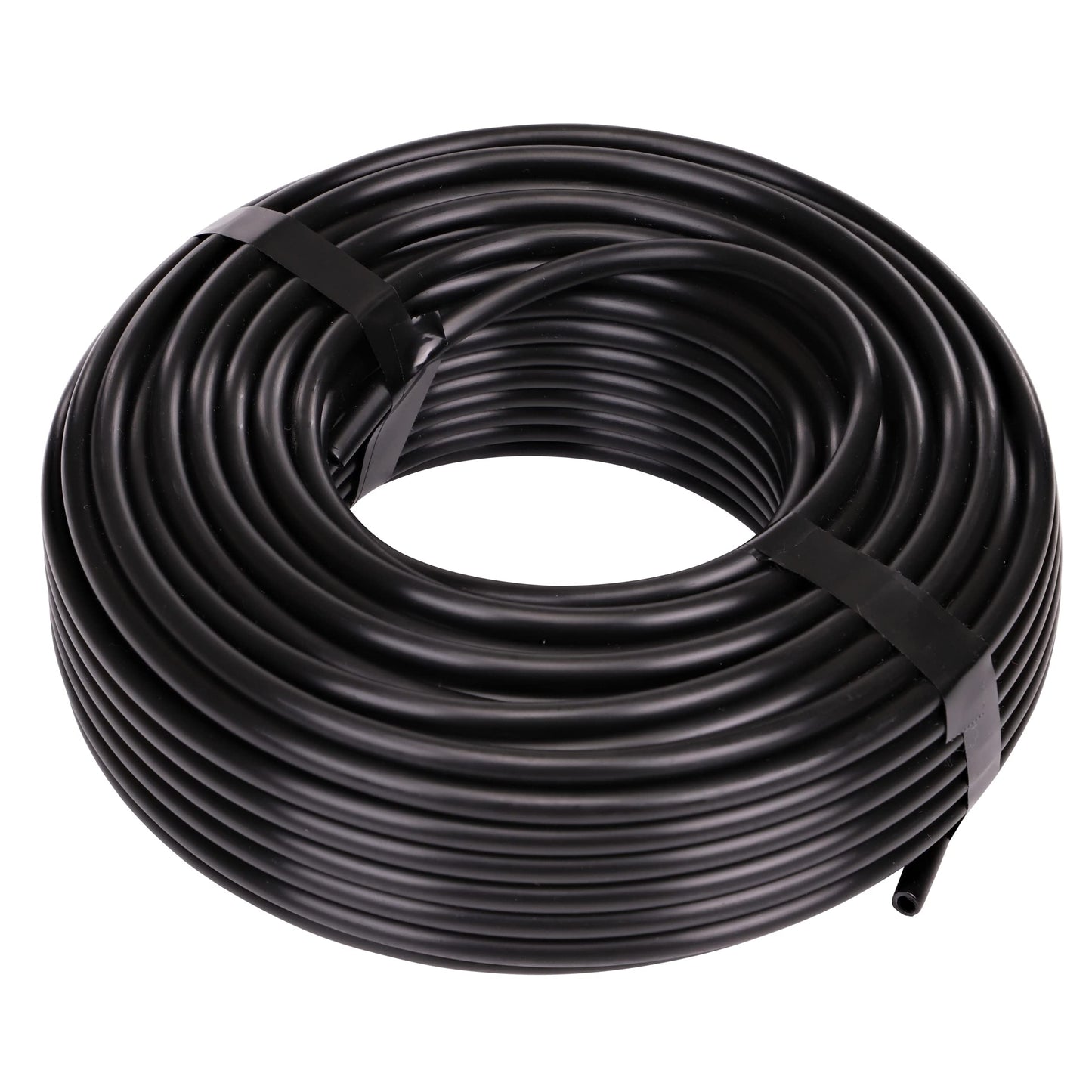 Raindrip 016010T 1/4-Inch Drip Irrigation Supply Tubing, 100-Foot., for Drip Irrigation, Drip Emitters, Irrigation Parts, Systems, Black Polyethylene