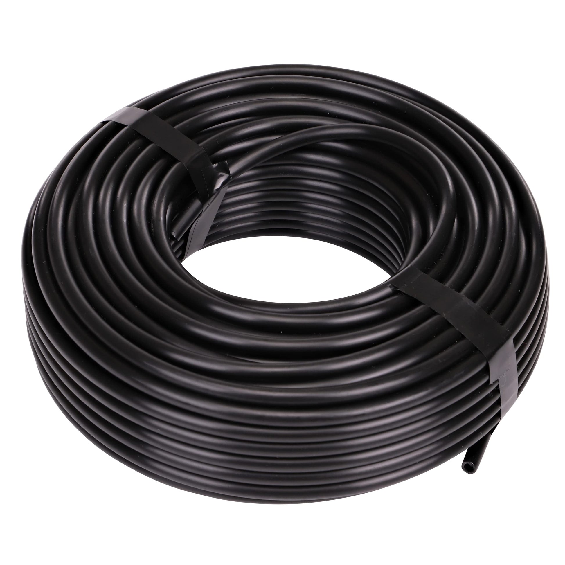 Raindrip 016010T 1/4-Inch Drip Irrigation Supply Tubing, 100-Foot., for Drip Irrigation, Drip Emitters, Irrigation Parts, Systems, Black Polyethylene
