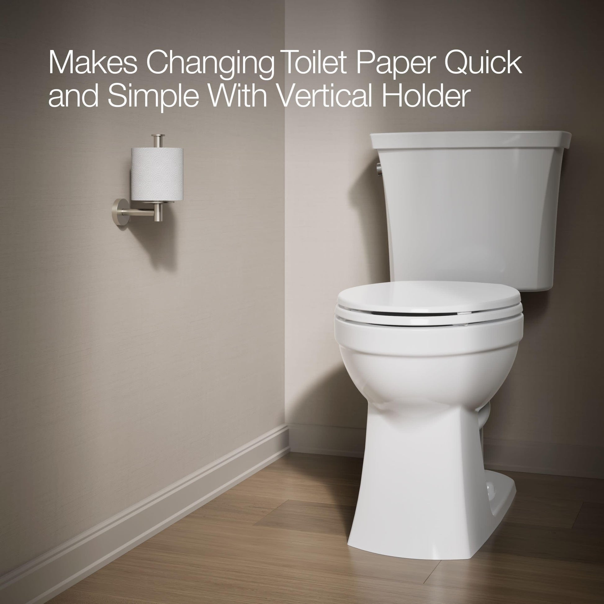 KOHLER Elate Verticle Toilet Paper Holder K-27293-BN Bathroom Accessory