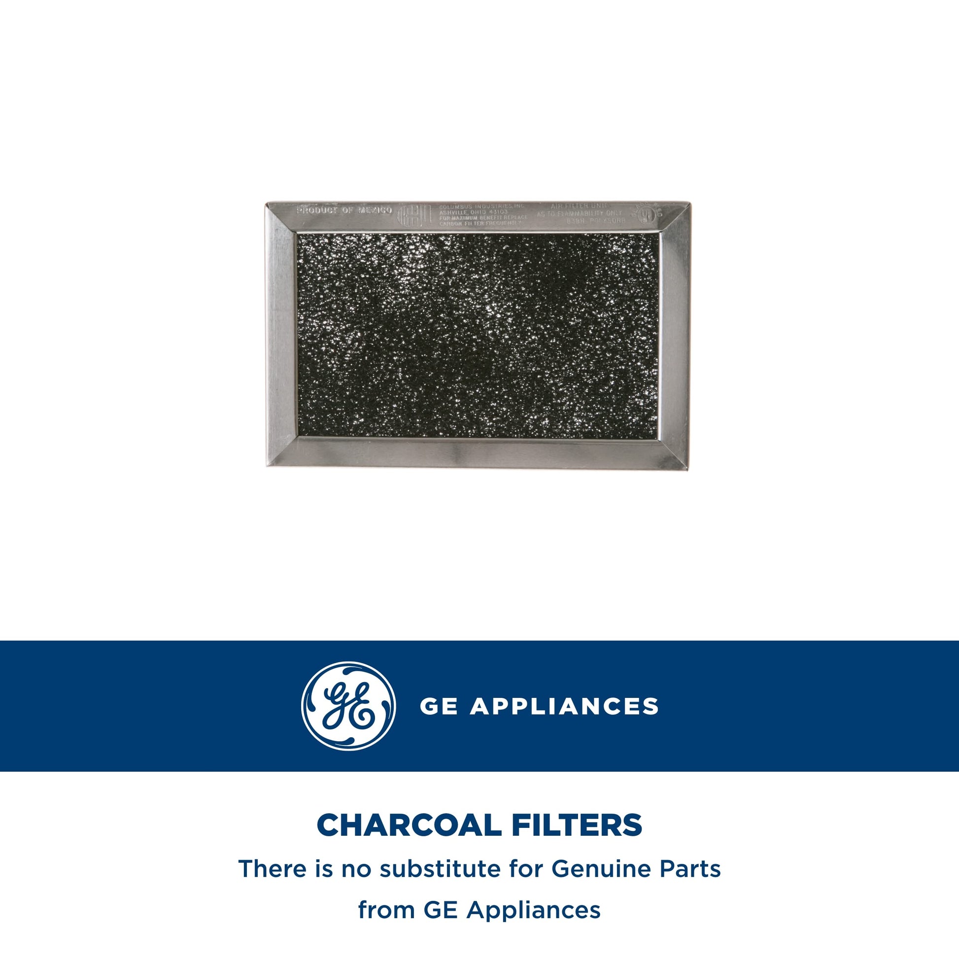 GE Appliances WB02X11124 Microwave Charcoal Filter