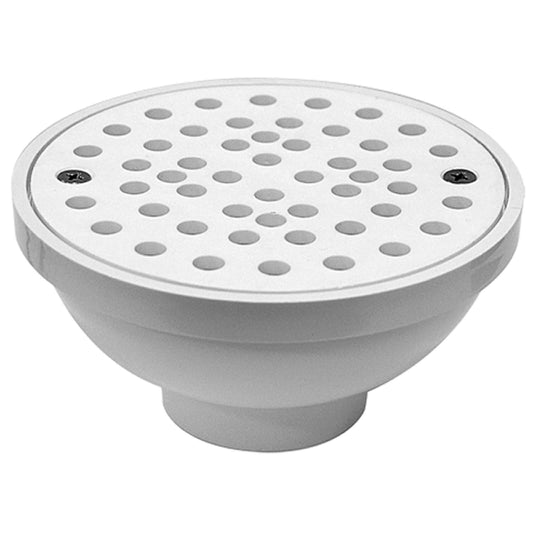 Oatey 43596 PVC Area Floor Drain, 2"/3", White