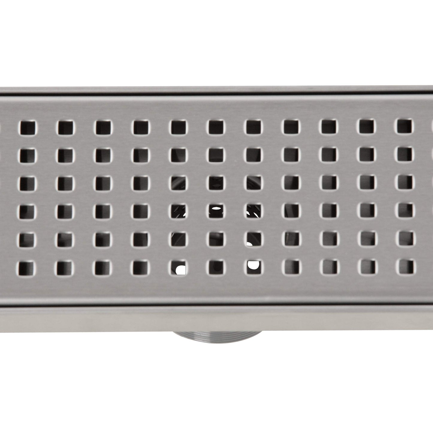 Designline 24 in. Stainless Steel Linear Shower Drain Square Grate