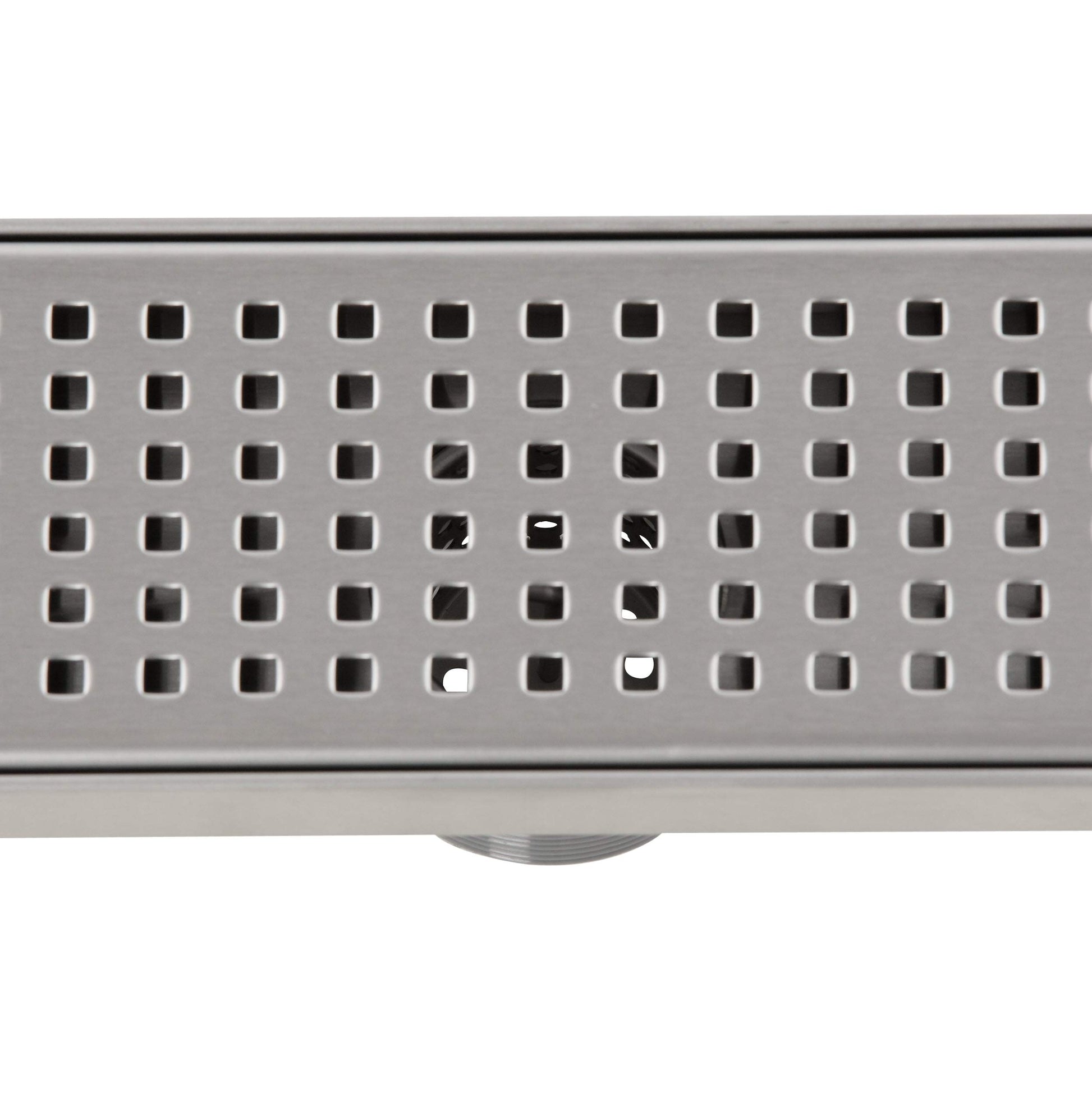 Designline 24 in. Stainless Steel Linear Shower Drain Square Grate