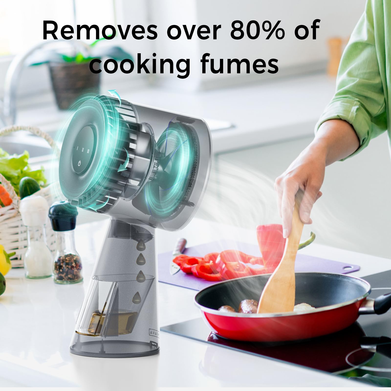 Empava Portable Range Hood for Cooking 3-Speed