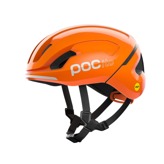 POC POCito Omne MIPS Cycling Helmet Fluorescent Orange XSM