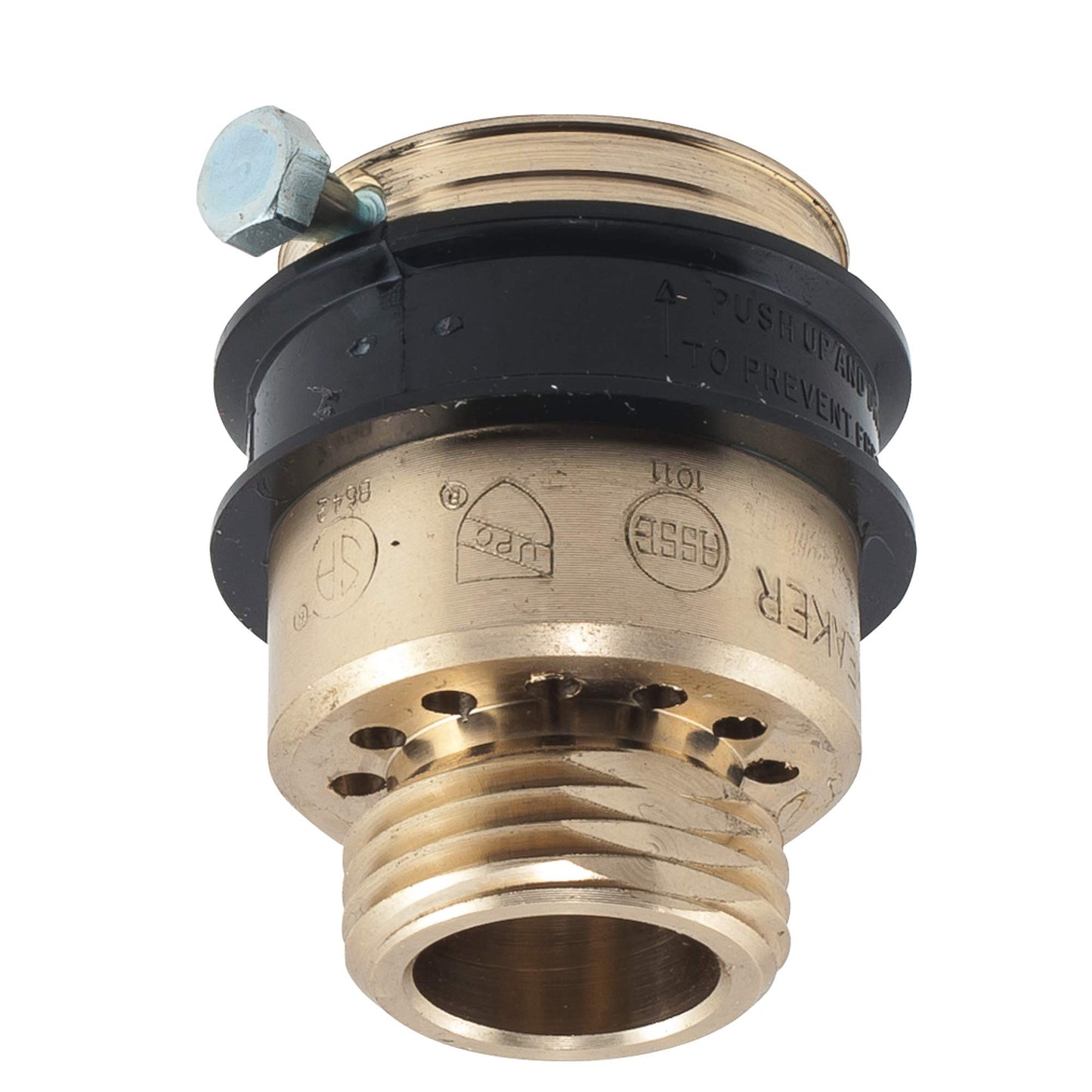 Watts LF8 3/4" Lead-Free Brass Hose Connection Vacuum Breaker Backflow Preventer, Manual Drain, Break Away Screw, Rubber Diaphragm & Disc, Indoor/Outdoor, Maximum Pressure 125 psi