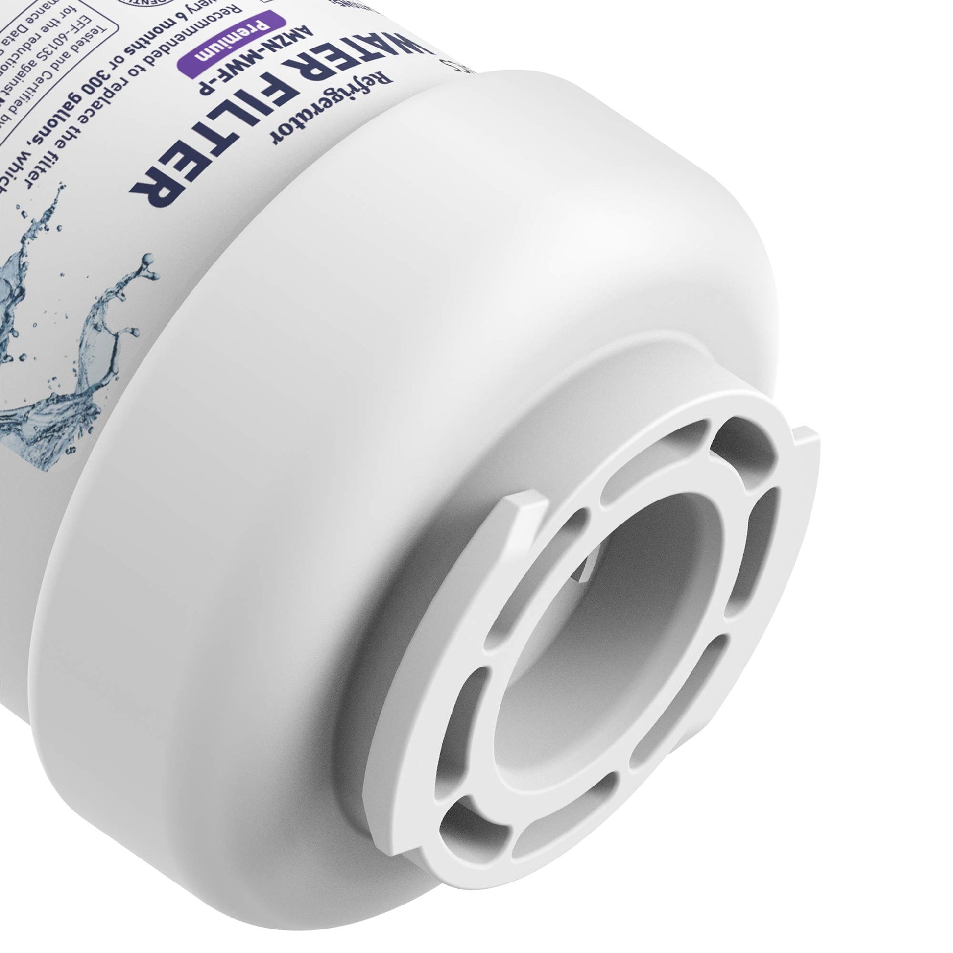 Amazon Basics Replacement Water Filter Cartridge Compatible with GE MWF Refrigerator, NSF Certified, No Leaks, Fits Perfectly, Compatible with GE and Kenmore, 3-Pack