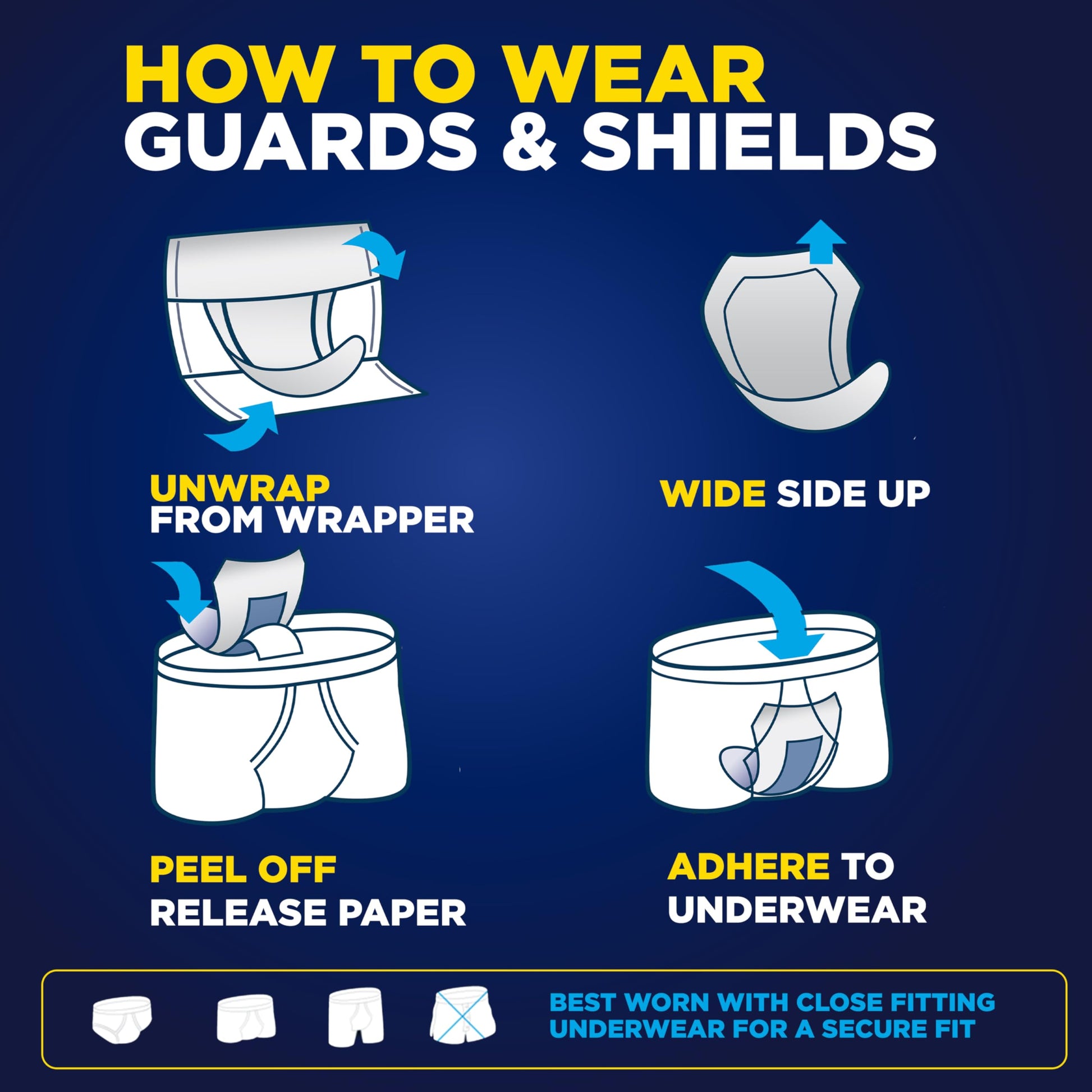 TENA Men Incontinence Guards for Men, Men's Pads, Bladder Control, Maximum Absorbency, 48 Count