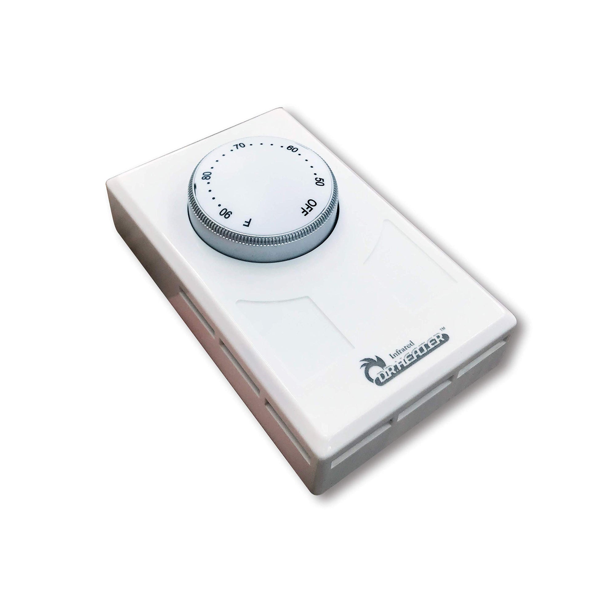 Dr. Infrared Heater DR-001 Wall Thermostat 4 wires single or Double poles 120-277V 3360-7756W, White.