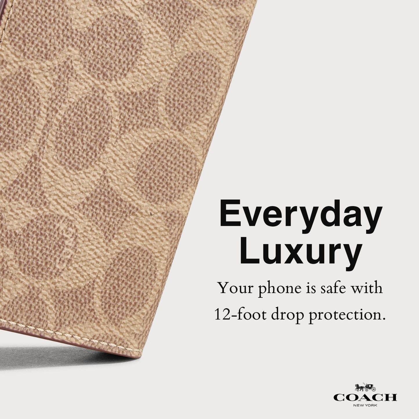 Coach Signature Canvas Wallet Folio iPhone 16 Pro Case - Designer Phone Case - Signature Tan